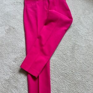 Talbots Hampshire Ankle Vibrant Pink Straight Leg Pants